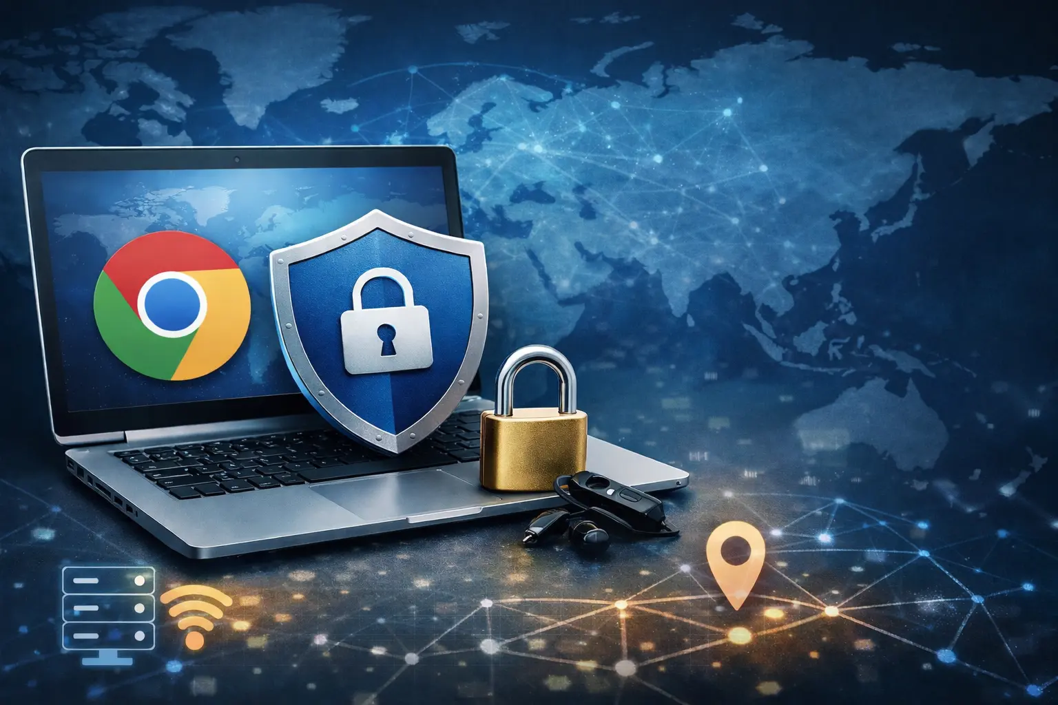 Browser extensions for secure